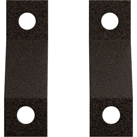 Ekena Millwork Premium Z-Brackets for Barn Door Track (set of 2), Arch Bronze GB6001TZAB